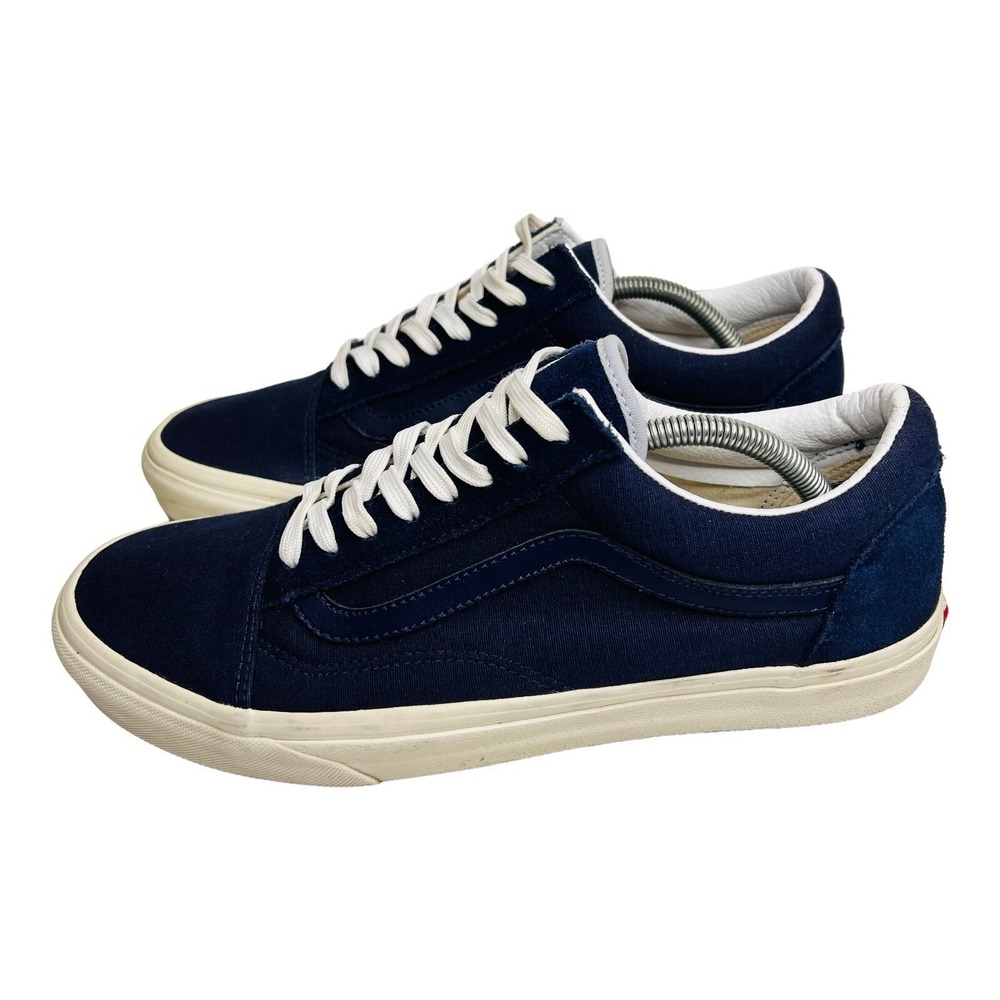 Vans Mens Off The Wall 721454 Blue Casual Shoes Sneakers Men's Size 11
